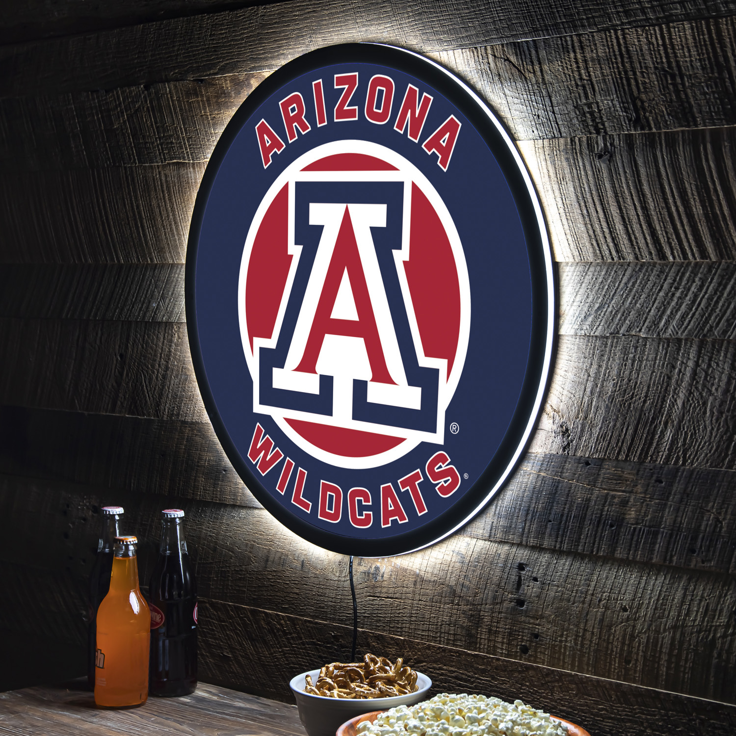 Arizona Wildcats LED XL Round Wall Décor