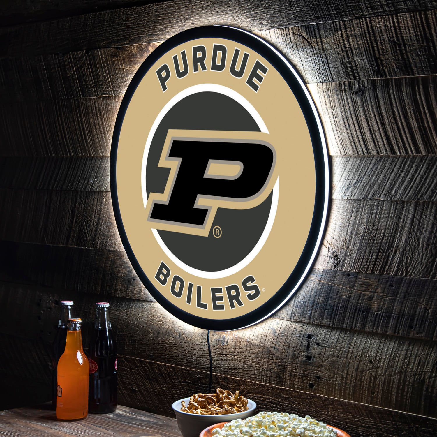 Purdue Boilermakers LED XL Round Wall Décor