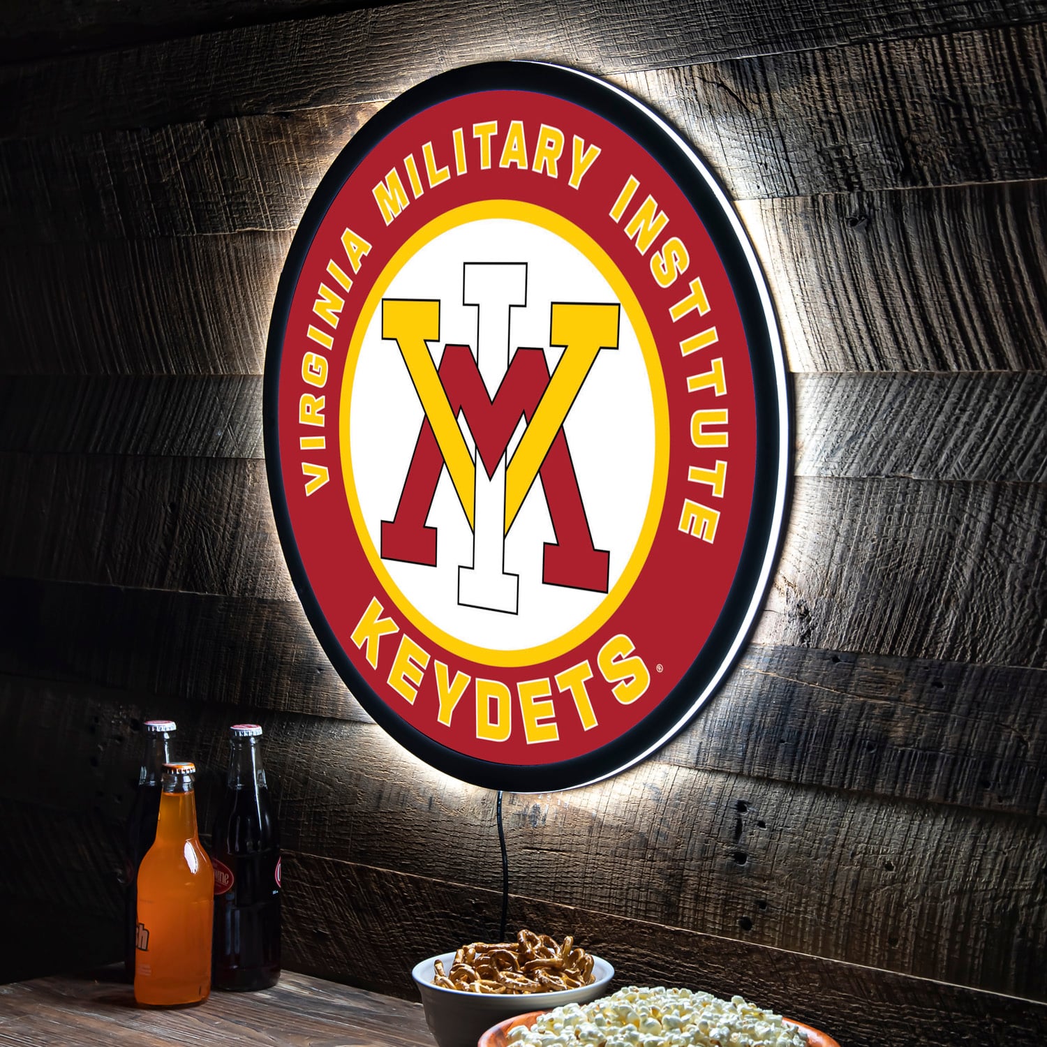 Virginia Military Institute Keydets LED XL Round Wall Décor