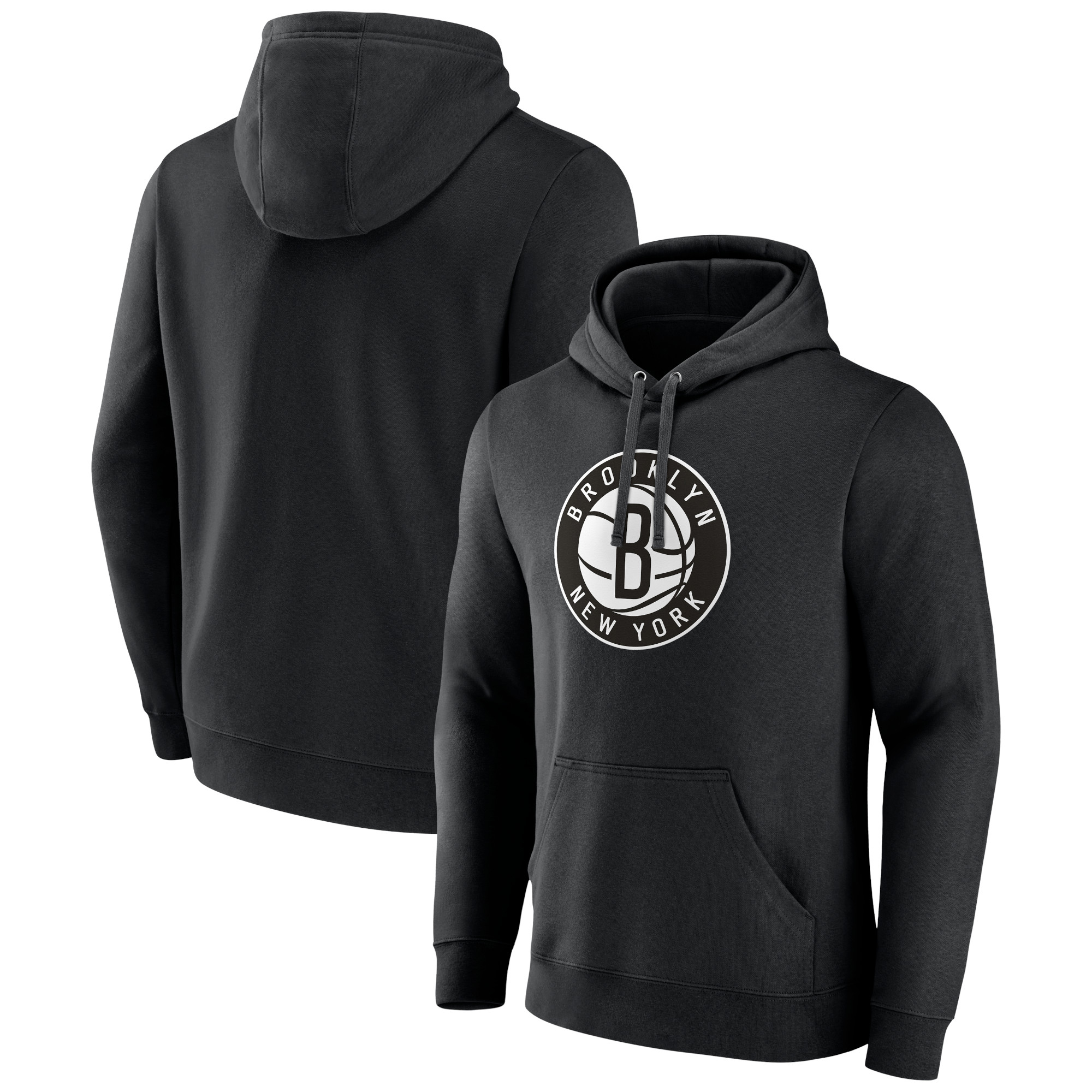 Men’s Black Brooklyn Nets Alternate Logo Pullover Hoodie Men’s Black Brooklyn Nets Alternate Logo Pullover Hoodie