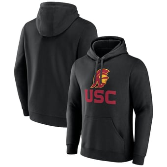 Men's Black USC Trojans Lockup Team Pullover Hoodie