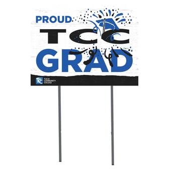 Tulsa Community College 18'' x 24'' Proud Graduate Yard Sign