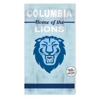 Columbia University 11'' x 20'' Home Of The Sign