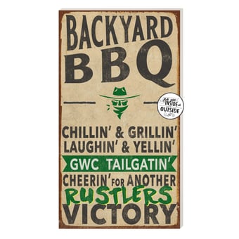 Golden West College 11'' x 20'' Indoor/Outdoor BBQ Sign