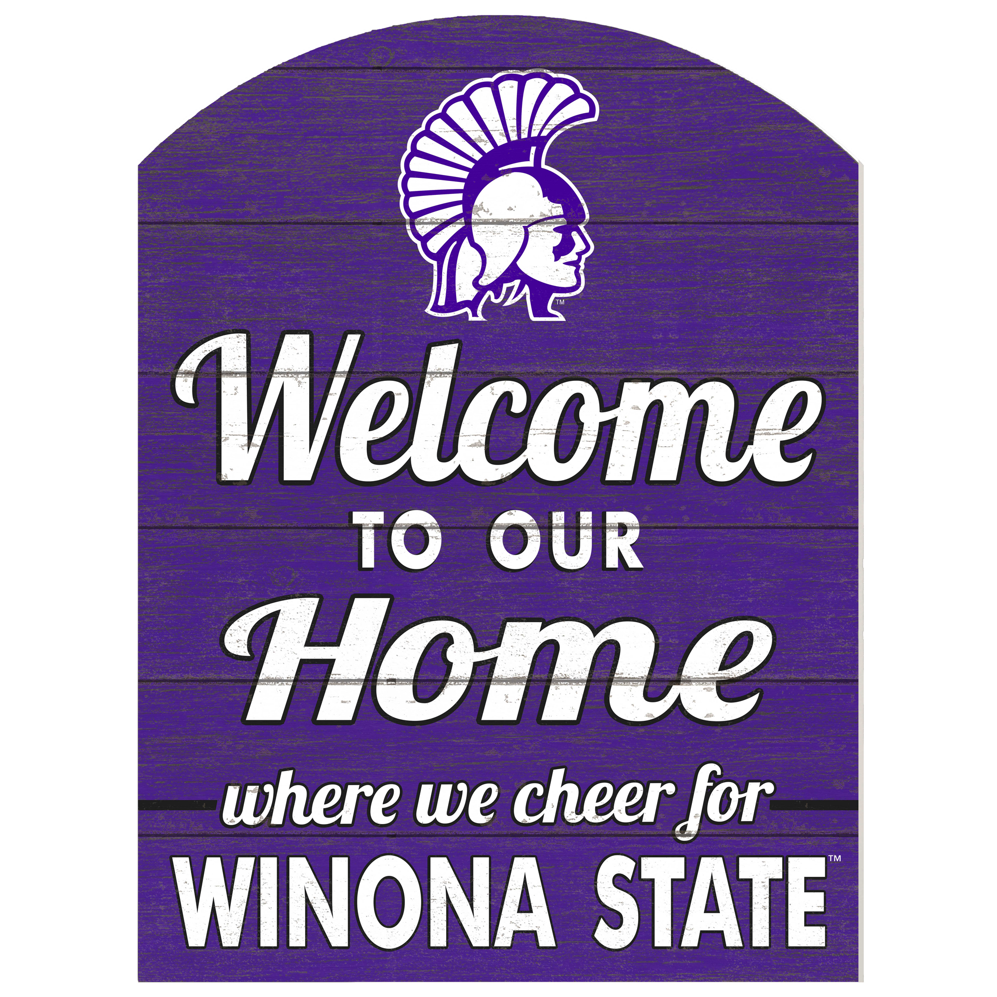 Winona State Warriors 16'' x 22'' Marquee Sign