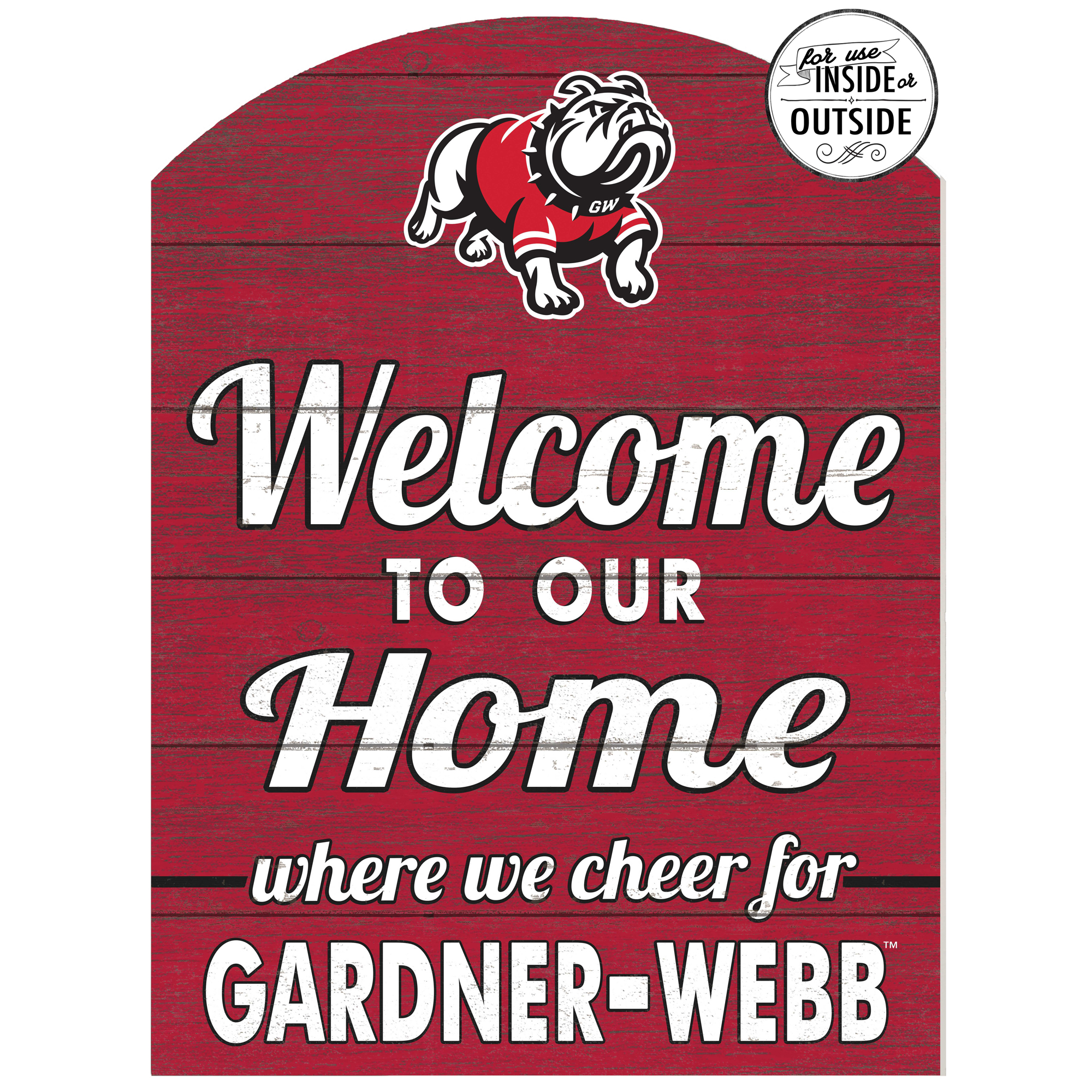 Gardner-Webb Bulldogs 16'' x 22'' Marquee Sign