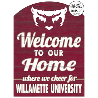 Willamette Bearcats 16'' x 22'' Marquee Sign