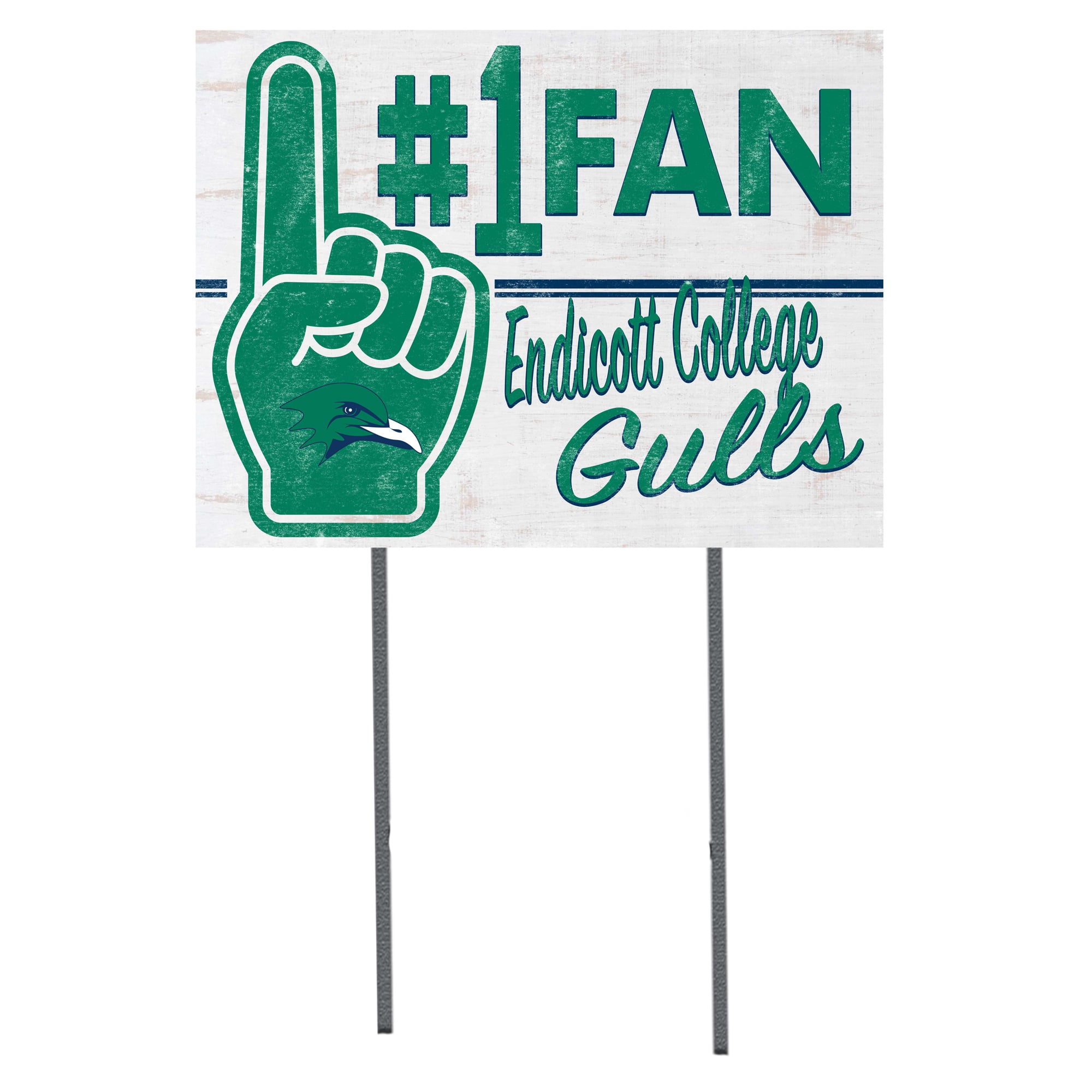 Endicott College 18'' x 24'' #1 Fan Yard Sign