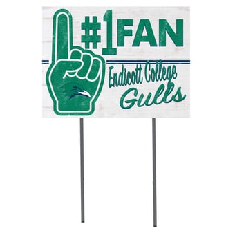 Endicott College 18'' x 24'' #1 Fan Yard Sign