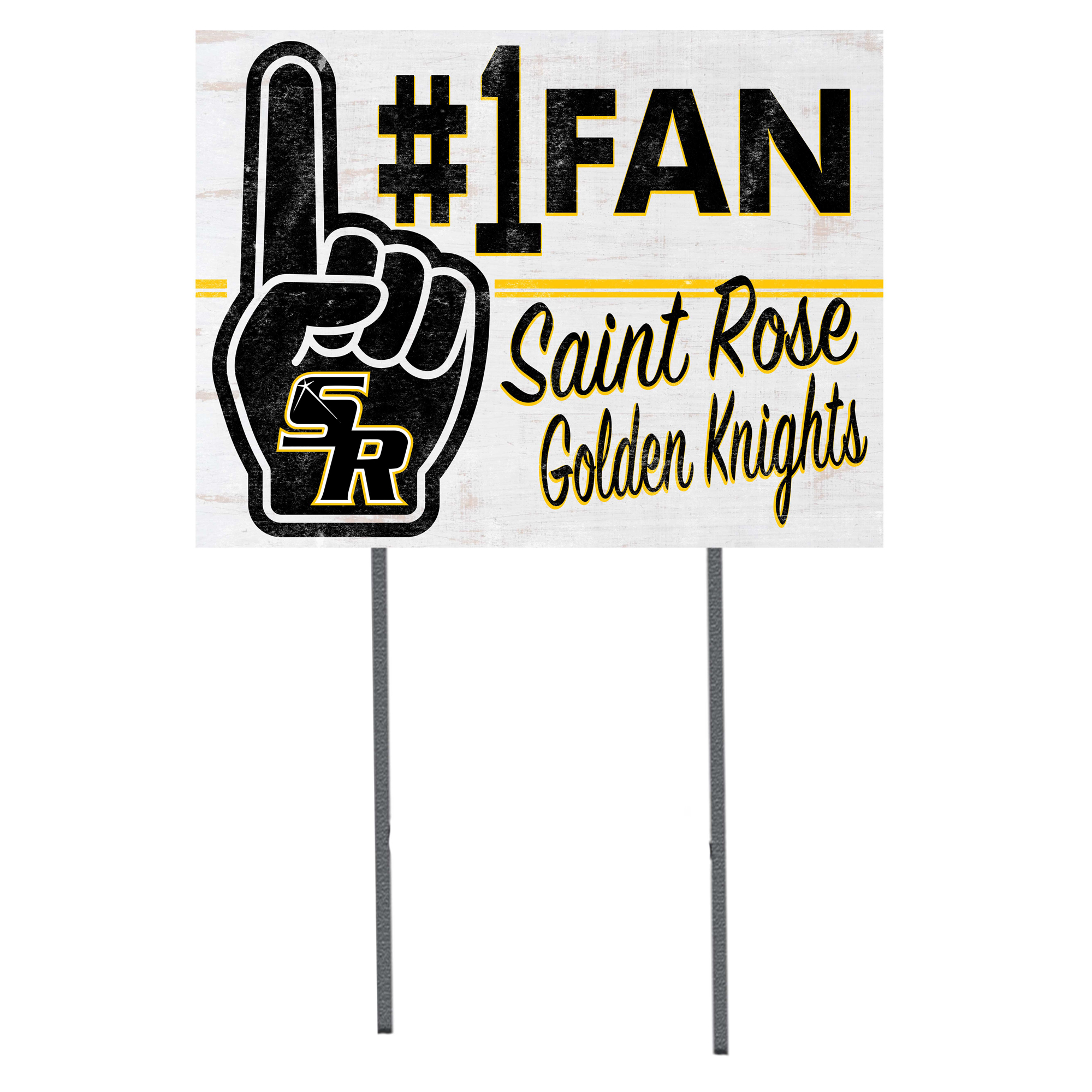Saint Rose Golden Knights 18'' x 24'' #1 Fan Yard Sign