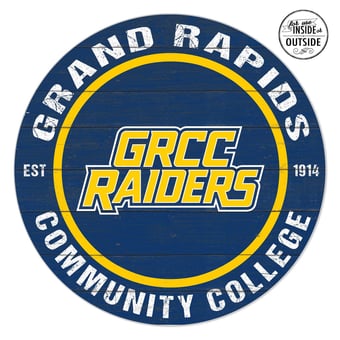 Grand Rapids Raiders 20'' x 20'' Indoor/Outdoor Circle Sign
