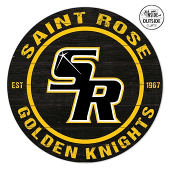 Saint Rose Golden Knights 20'' x 20'' Indoor/Outdoor Circle Sign