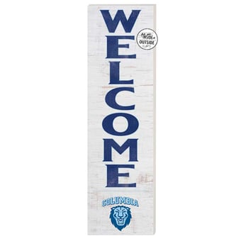 Columbia University 10'' x 35'' Indoor/Outdoor Welcome Sign