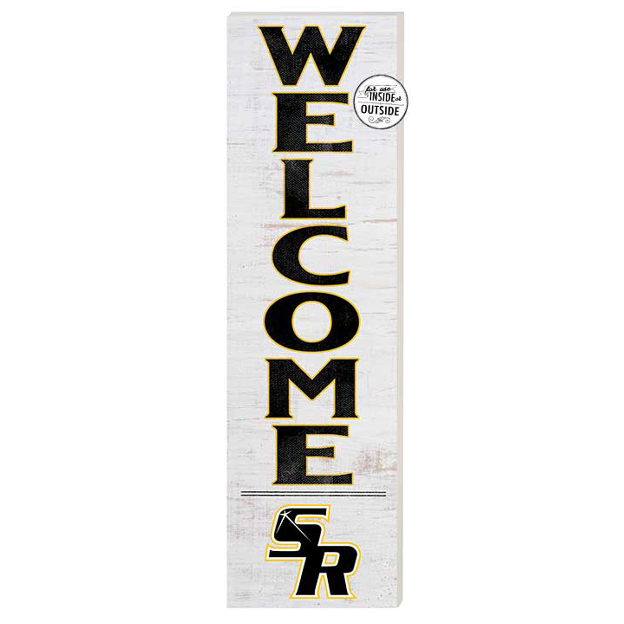 Saint Rose Golden Knights 10'' x 35'' Indoor/Outdoor Welcome Sign