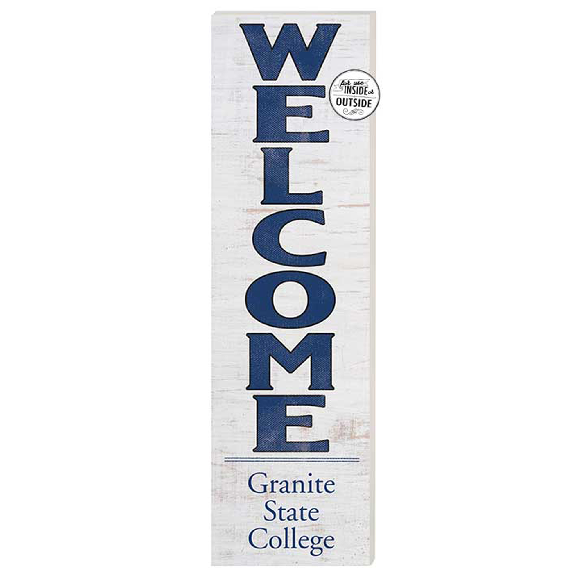 Granite State College 10'' x 35'' Indoor/Outdoor Welcome Sign