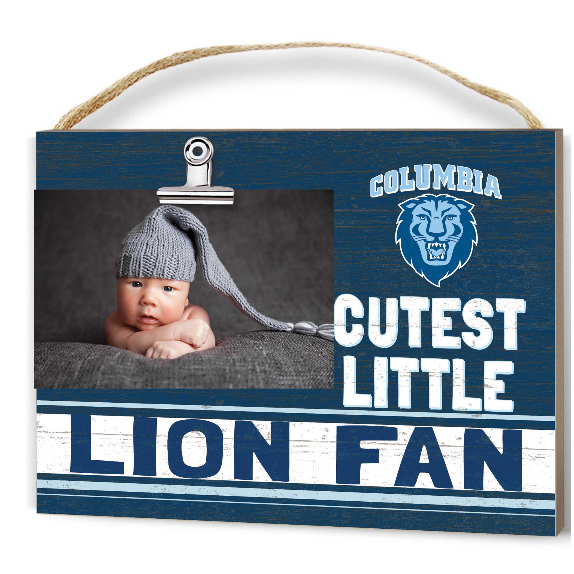 Columbia University 8'' x 10'' Cutest Little Team Logo Clip Photo Frame
