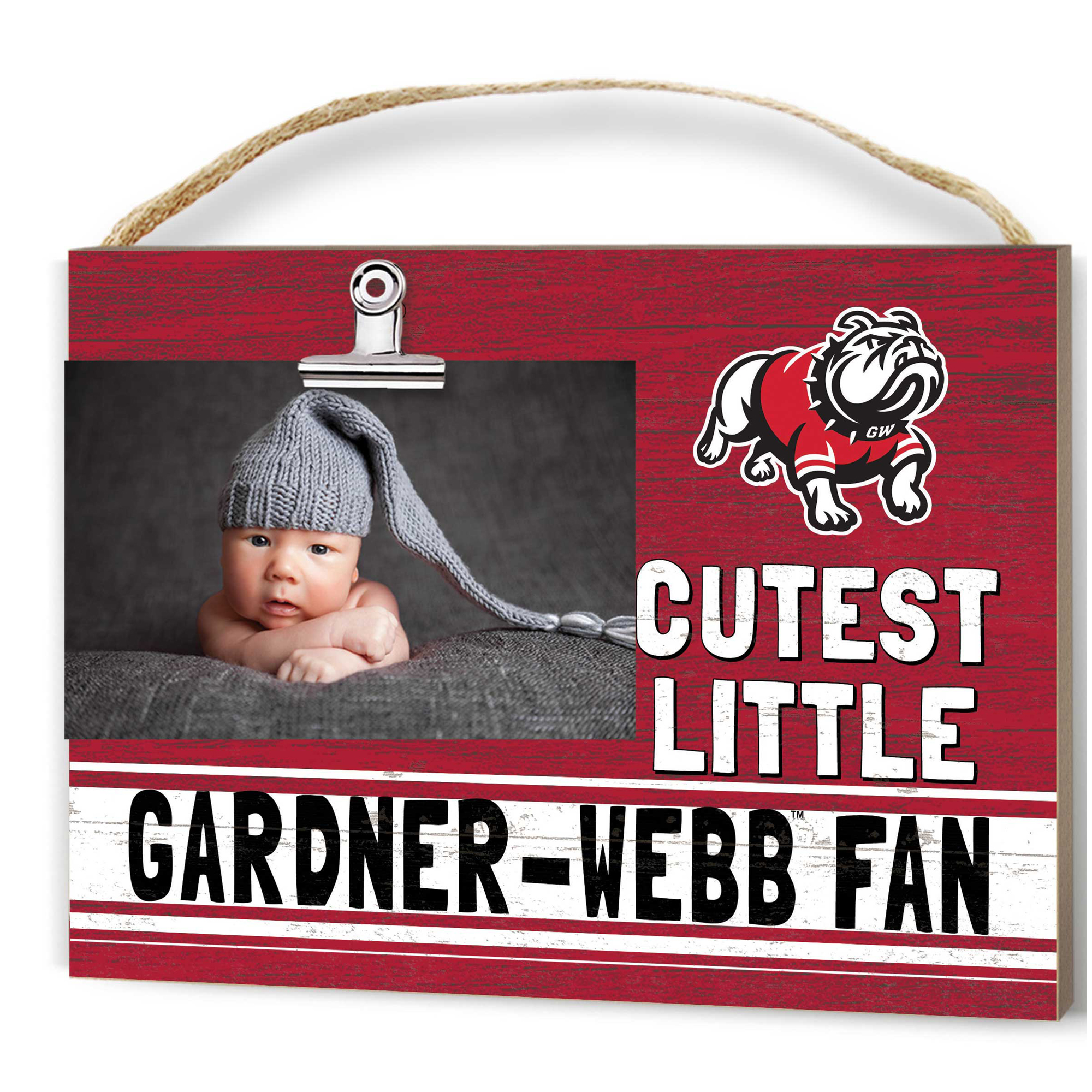 Gardner-Webb Bulldogs 8'' x 10'' Cutest Little Team Logo Clip Photo Frame
