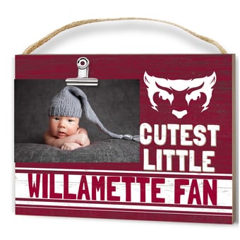 Willamette Bearcats 8'' x 10'' Cutest Little Team Logo Clip Photo Frame