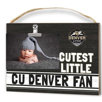CU Denver Lynx 8'' x 10'' Cutest Little Team Logo Clip Photo Frame