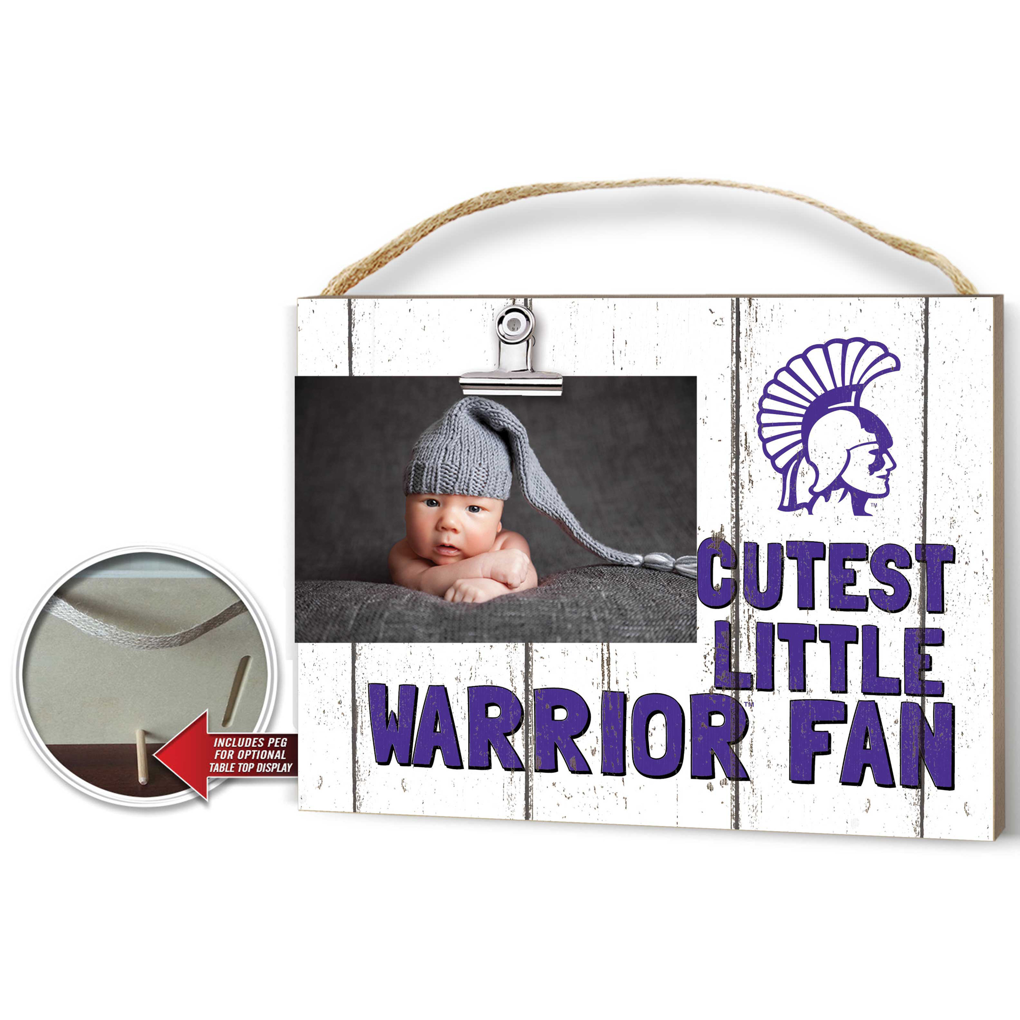 Winona State Warriors 8'' x 10'' Cutest Little Weathered Logo Clip Photo Frame