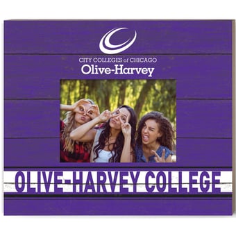 Olive-Harvey College Purple Panthers 11'' x 13'' Team Spirit Scholastic Picture Frame