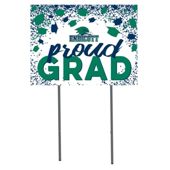 Endicott College 18'' x 24'' Grad Yard Sign