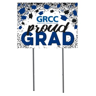 Grand Rapids Raiders 18'' x 24'' Grad Yard Sign