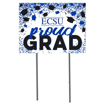 ECSU Vikings 18'' x 24'' Grad Yard Sign