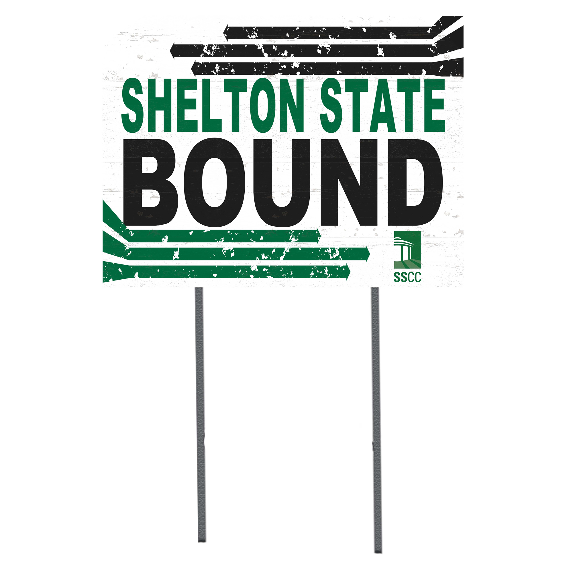 Shelton State Buccaneers 18'' x 24'' Bound Yard Sign