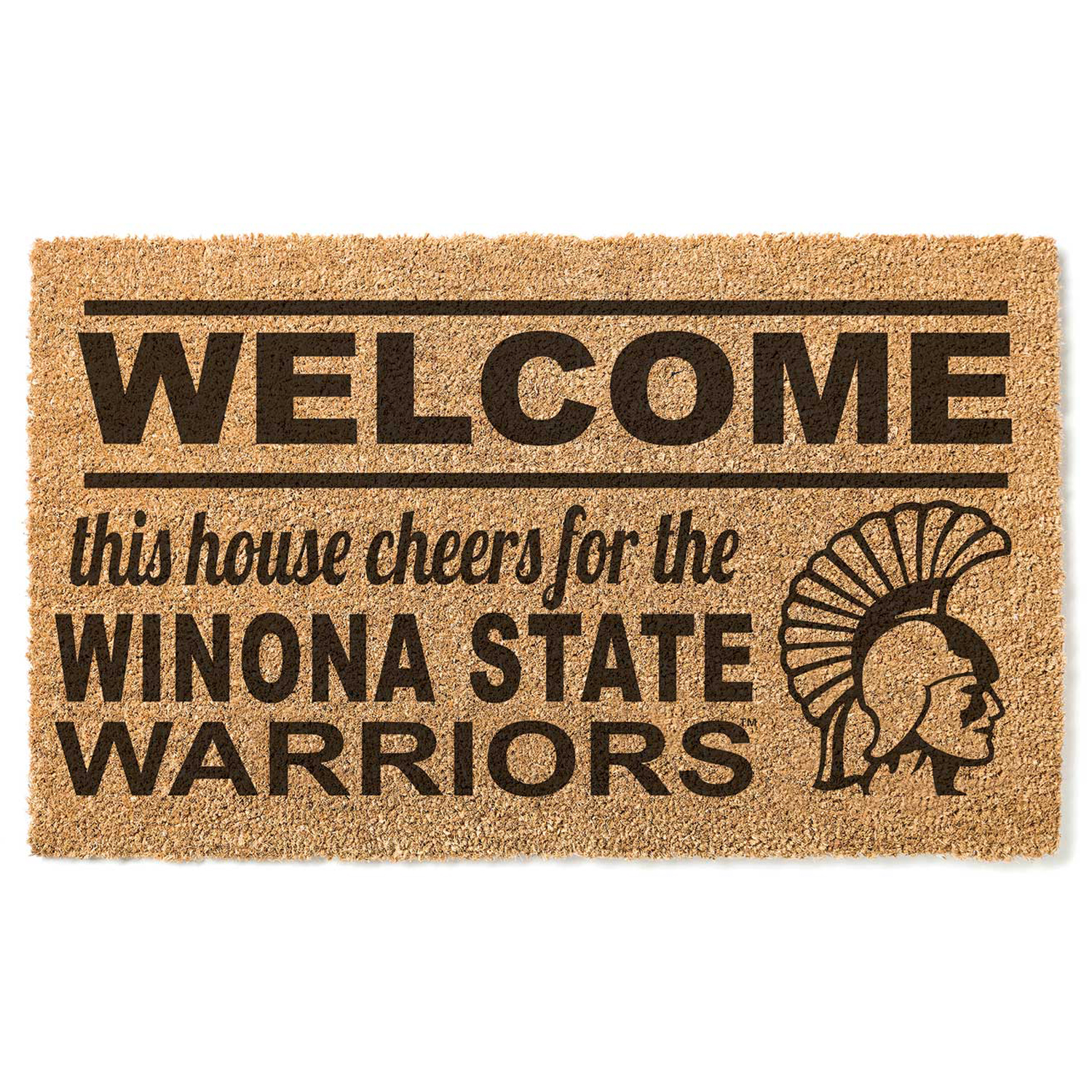 Winona State Warriors 18" x 30" Welcome Doormat