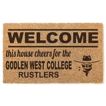 Golden West College 18" x 30" Welcome Doormat