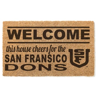 San Francisco Dons 18" x 30" Welcome Doormat