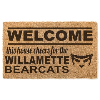 Willamette Bearcats 18" x 30" Welcome Doormat