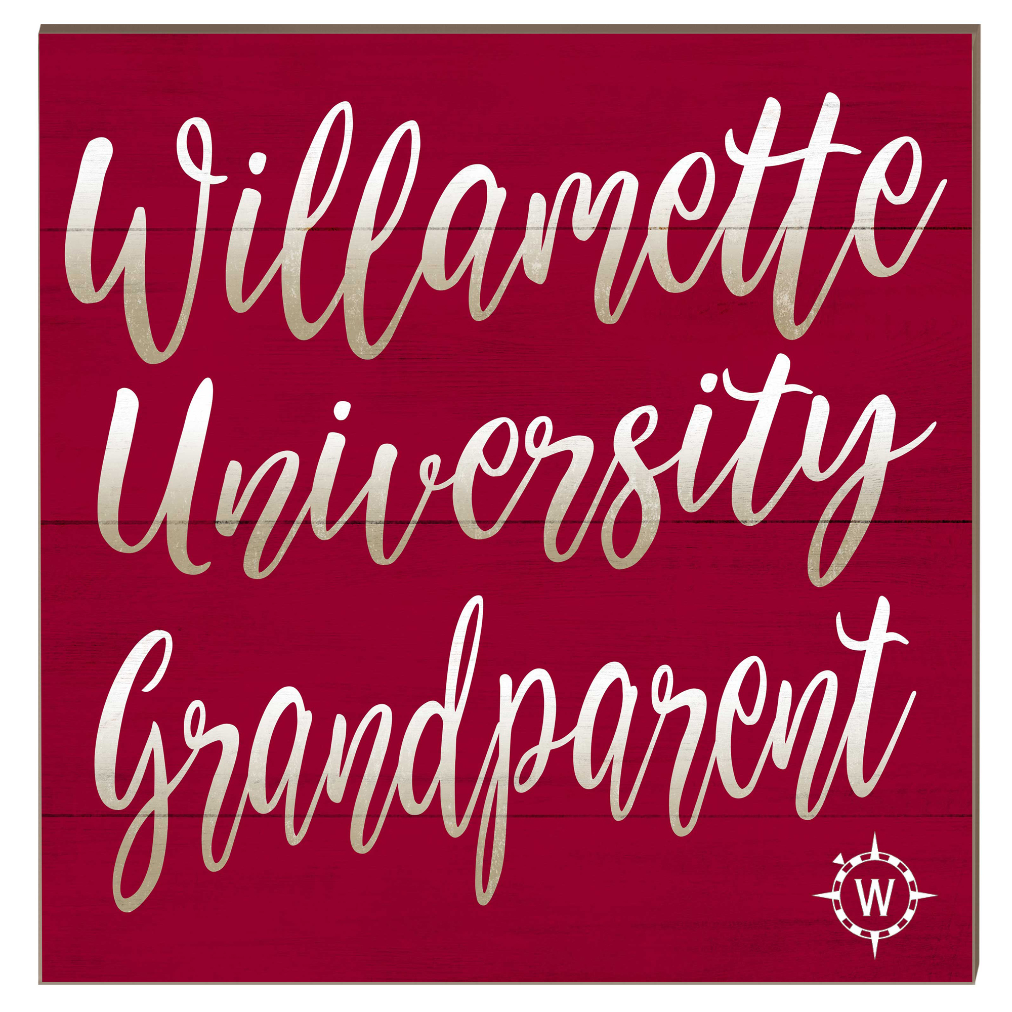 Willamette Bearcats 10" x 10" Grandparent Plaque