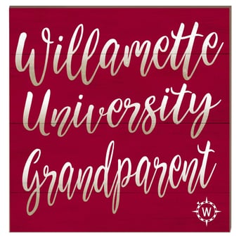Willamette Bearcats 10" x 10" Grandparent Plaque