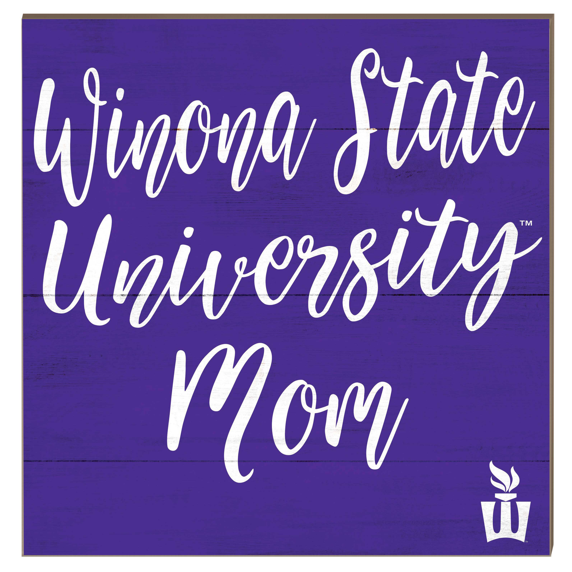 Winona State Warriors 10" x 10" Mom Plaque