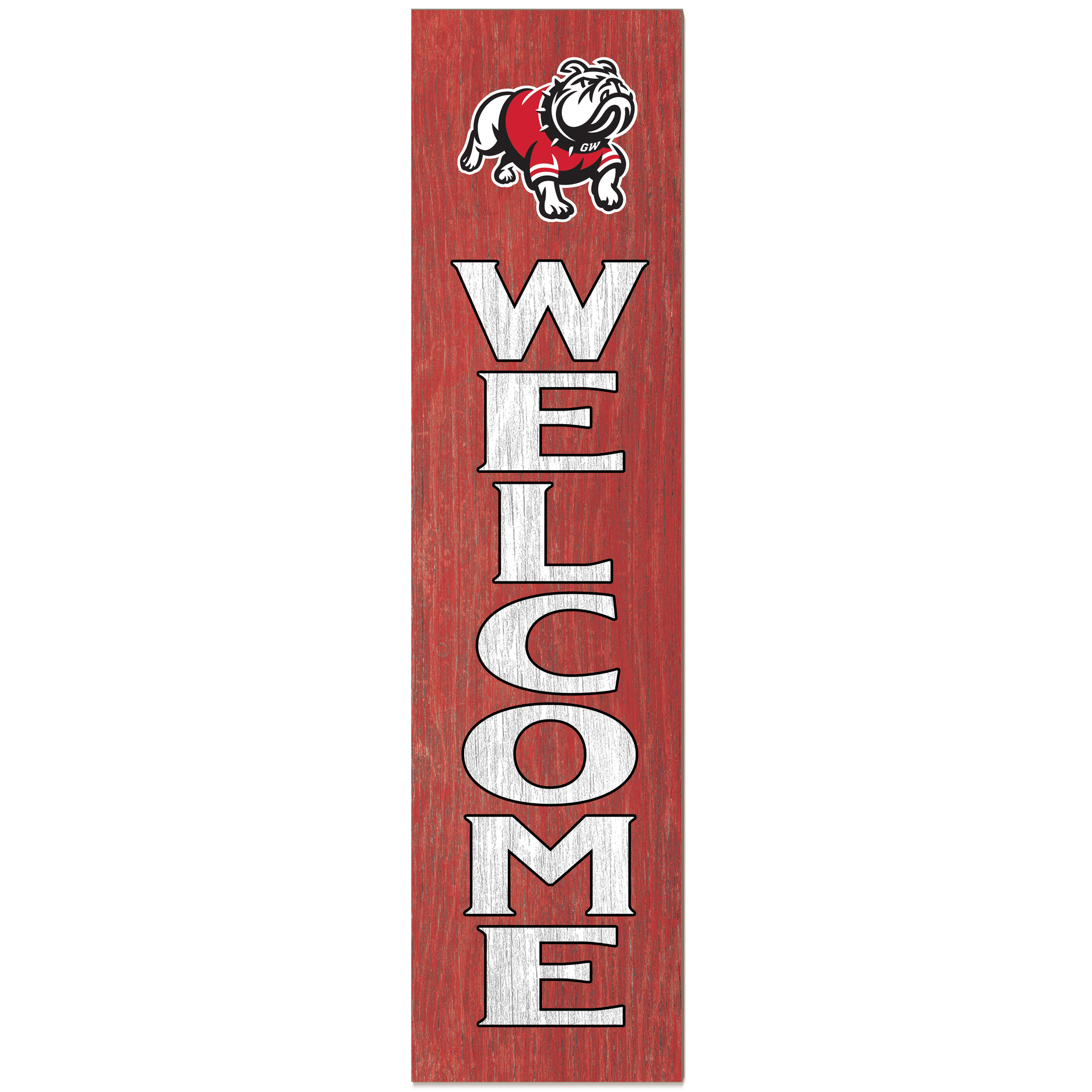 Gardner-Webb Bulldogs 12" x 48" Outdoor Leaner Welcome Sign