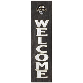 CU Denver Lynx 12" x 48" Outdoor Leaner Welcome Sign