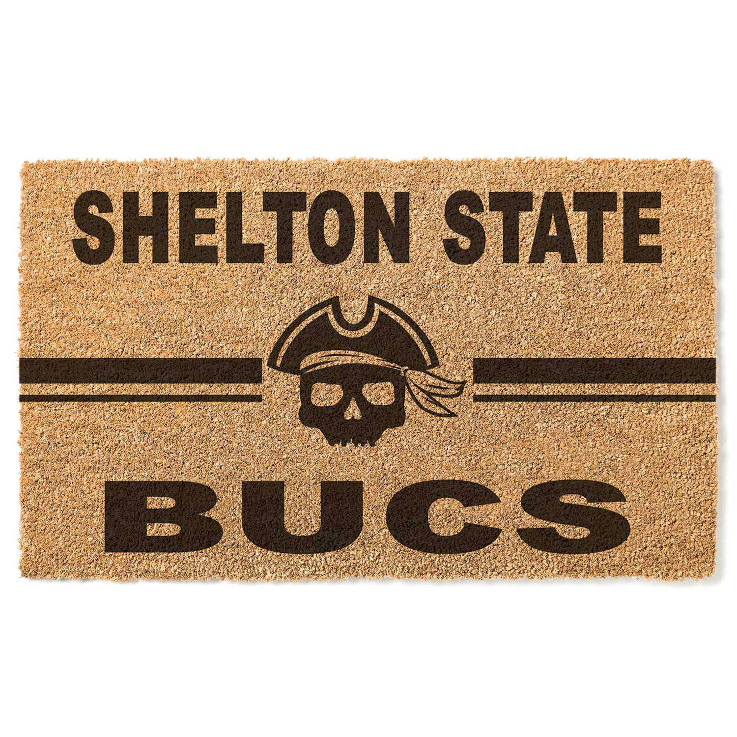 Shelton State Buccaneers 18" x 30" Team Logo Doormat