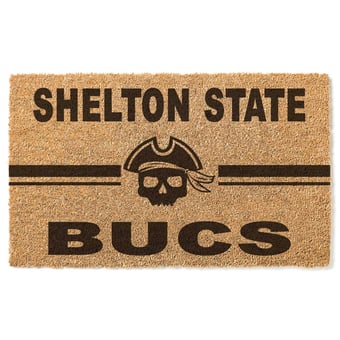 Shelton State Buccaneers 18" x 30" Team Logo Doormat