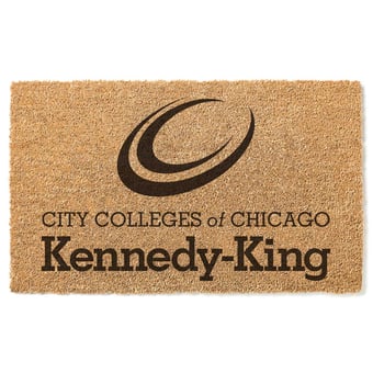 Kennedy-King College Statesmen 18" x 30" Team Logo Doormat