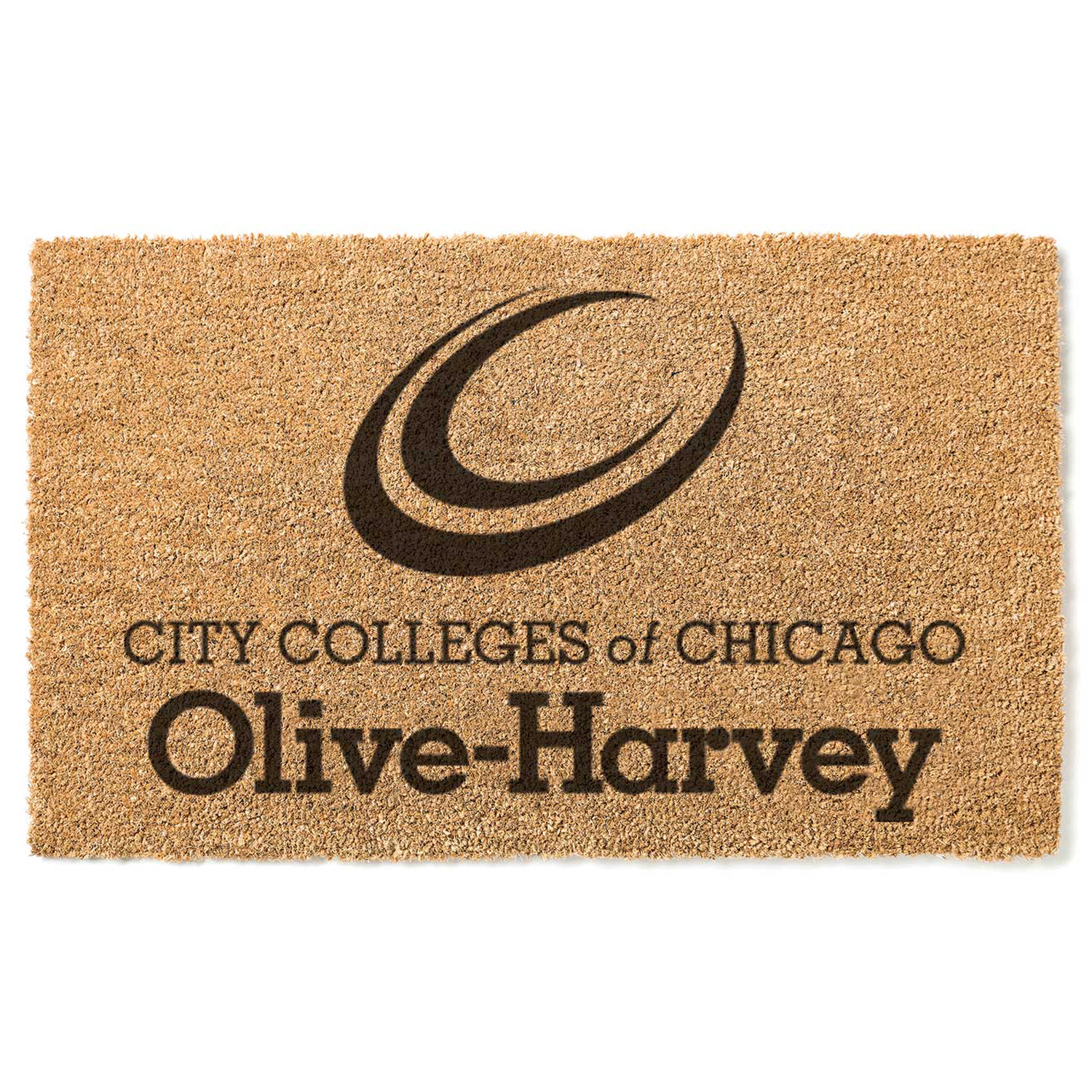 Olive-Harvey College Purple Panthers 18" x 30" Team Logo Doormat