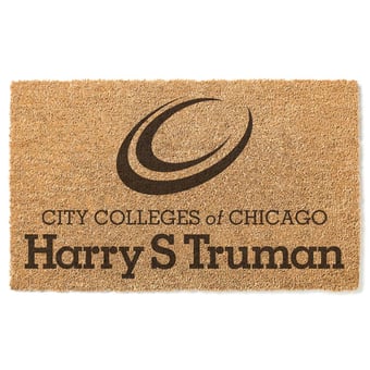 Harry S Truman College Falcons 18" x 30" Team Logo Doormat