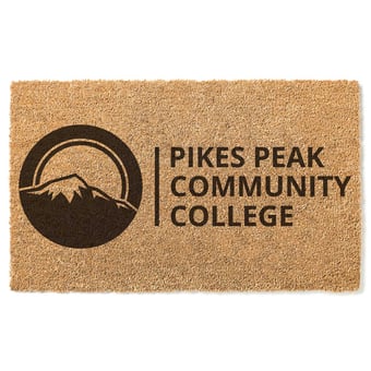 Pikes Peak State College 18" x 30" Team Logo Doormat