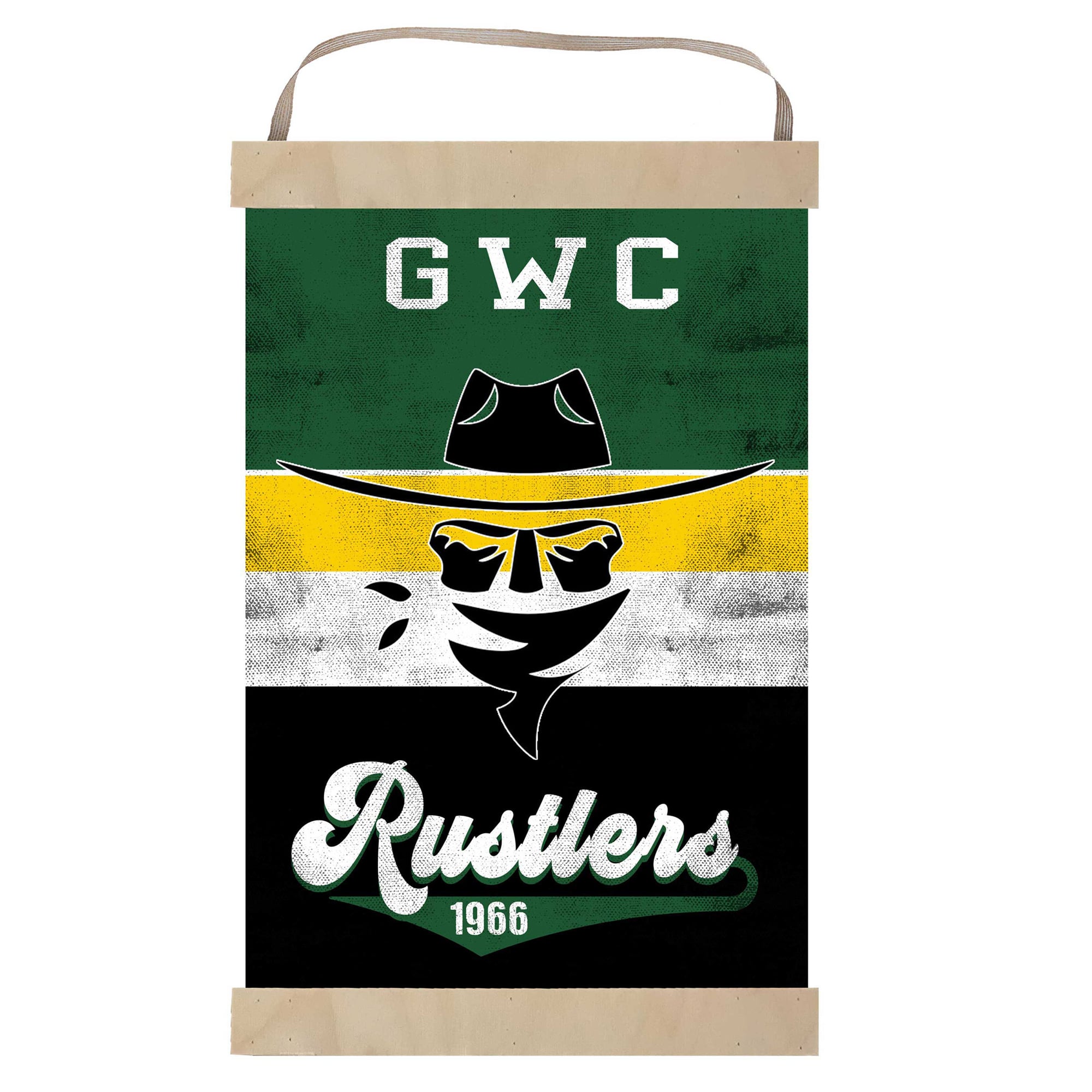 Golden West College 12'' x 20'' Retro Logo Banner Sign