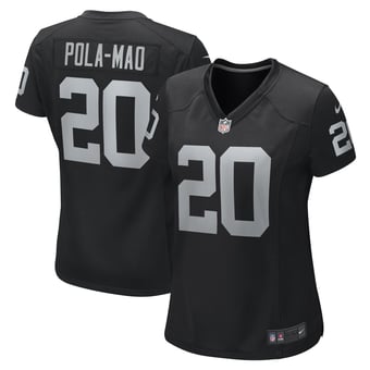 Women's Nike Isaiah Pola-Mao Black Las Vegas Raiders Team Game Jersey