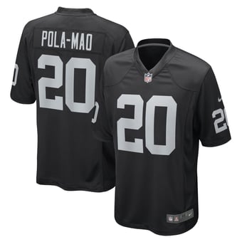 Men's Nike Isaiah Pola-Mao Black Las Vegas Raiders Game Player Jersey