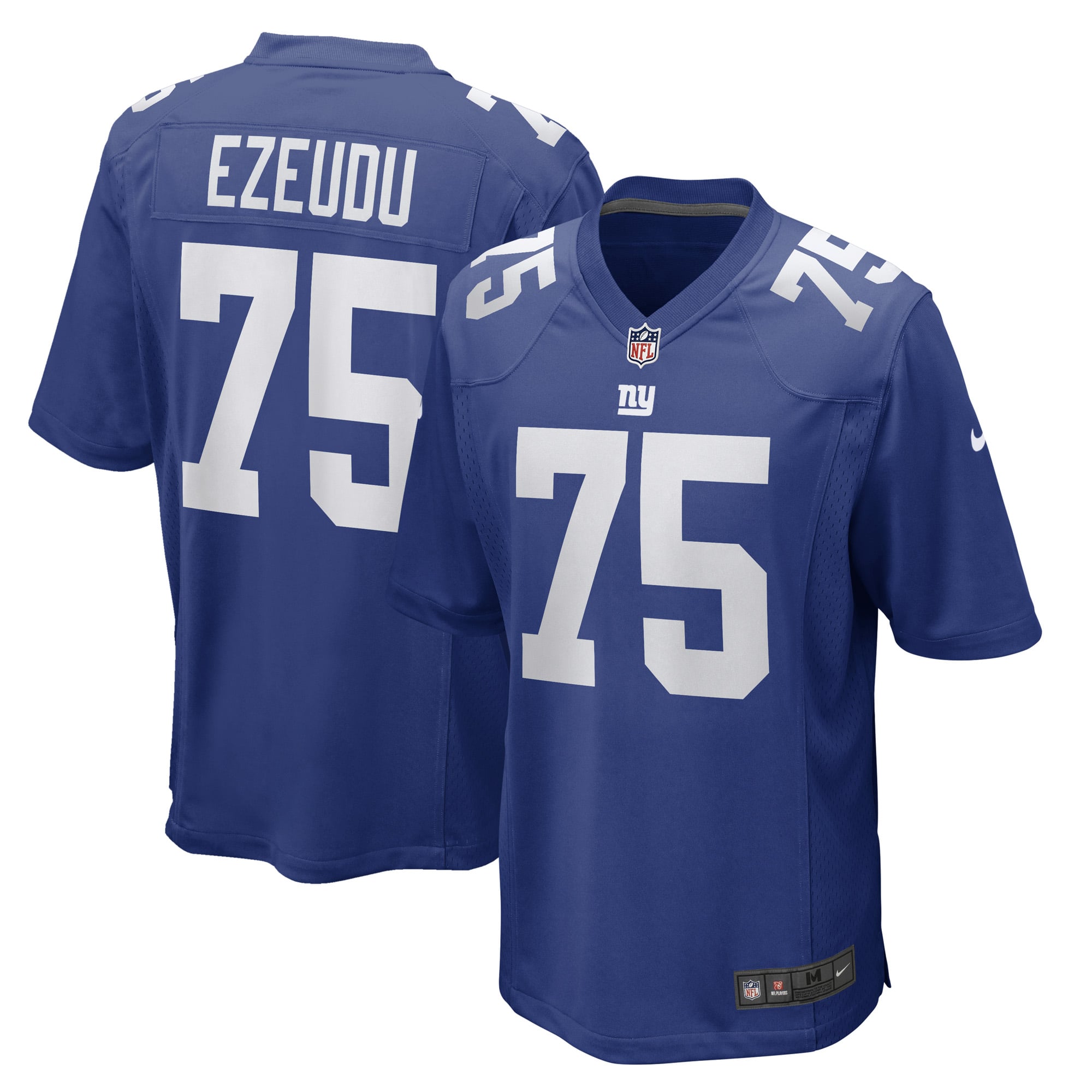 Men’s Nike Joshua Ezeudu Royal New York Giants Game Player Jersey Men’s Nike Joshua Ezeudu Royal New York Giants Game Player Jersey