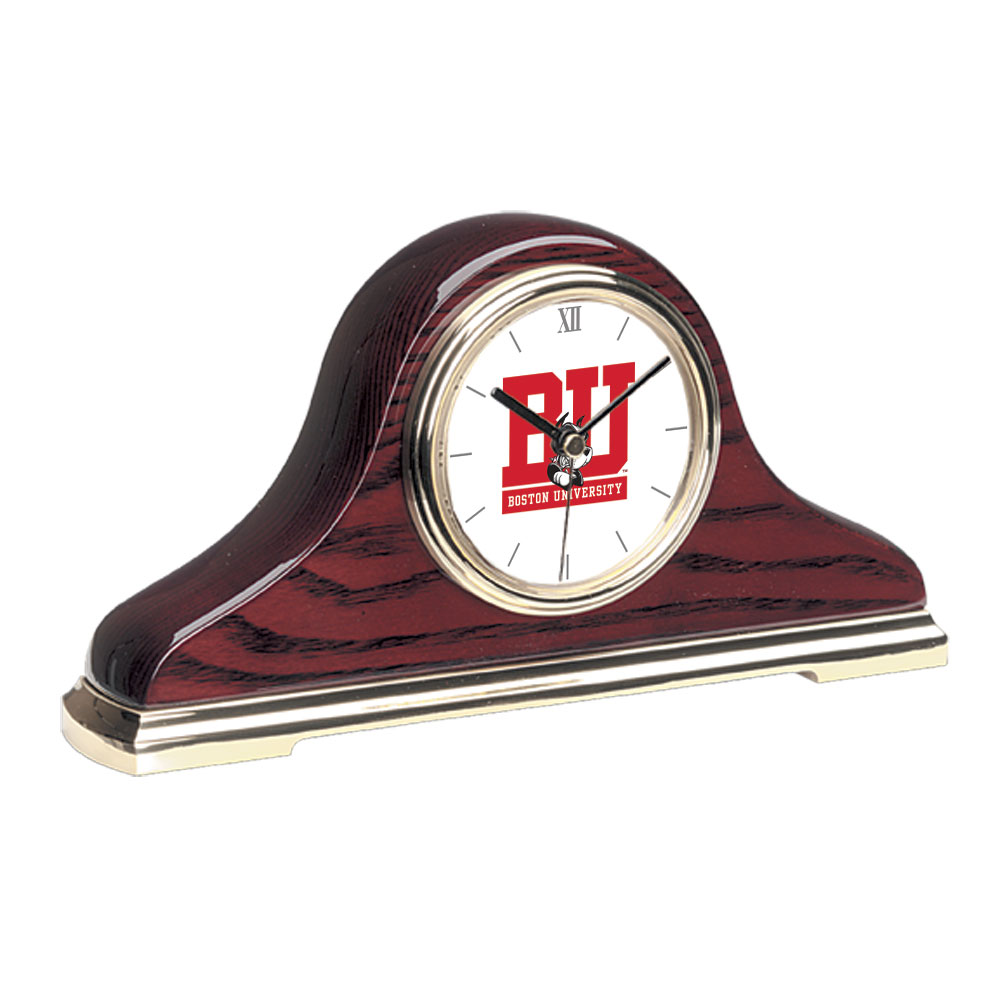 Gold Boston University Mantle Clock