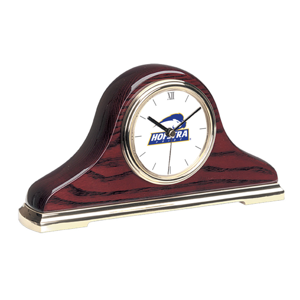Gold Hofstra University Pride Mantle Clock